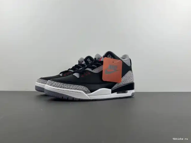 TB Black Air 3 Cement DN3707-010 Jordan 0608